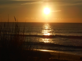 "My beach" at sunrise.